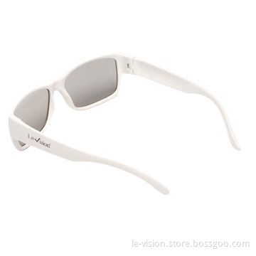Polarized Anaglyph 3D Glasses for Passive Cinema and Mini Home Theater